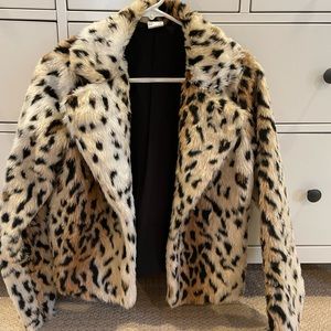 Woman’s faux fur jacket